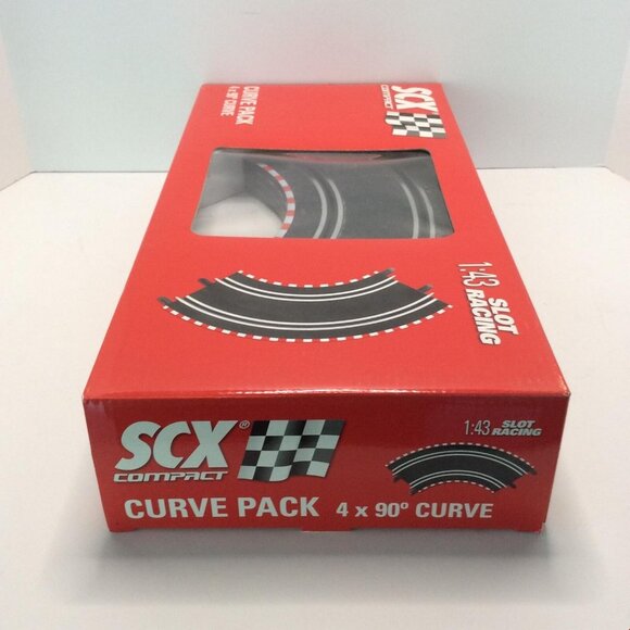 SCX Compact 1:43 Scale Slot Car Racing Track Curve Pack 31380 New In Box - Picture 3 of 6